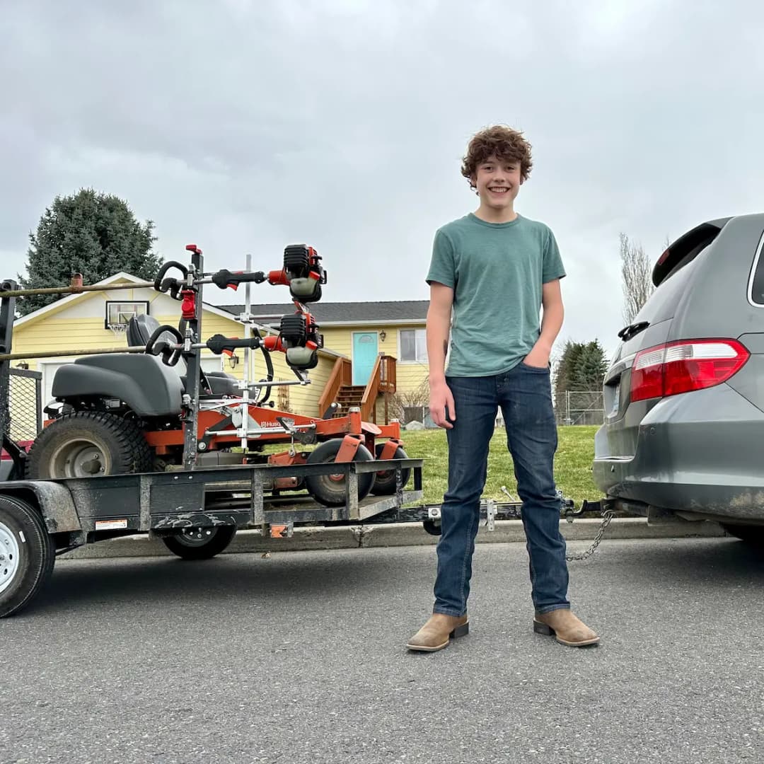 Isaac Waunch - Owner of Local Boys Lawn Care